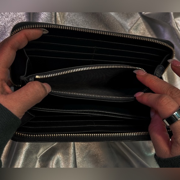 PRADA Leather Zip Around Long Wallet - Picture 9 of 14